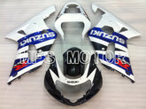 Suzuki GSXR750 2000-2003 Injection ABS Fairing - Factory Style - Black Wihte Blue - MFS7076